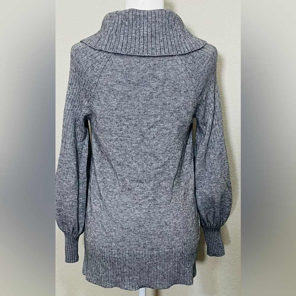 Anthropologie Sweater Paloma Knit Cowl Neck in Gray Size XS - Picture 3 of 12